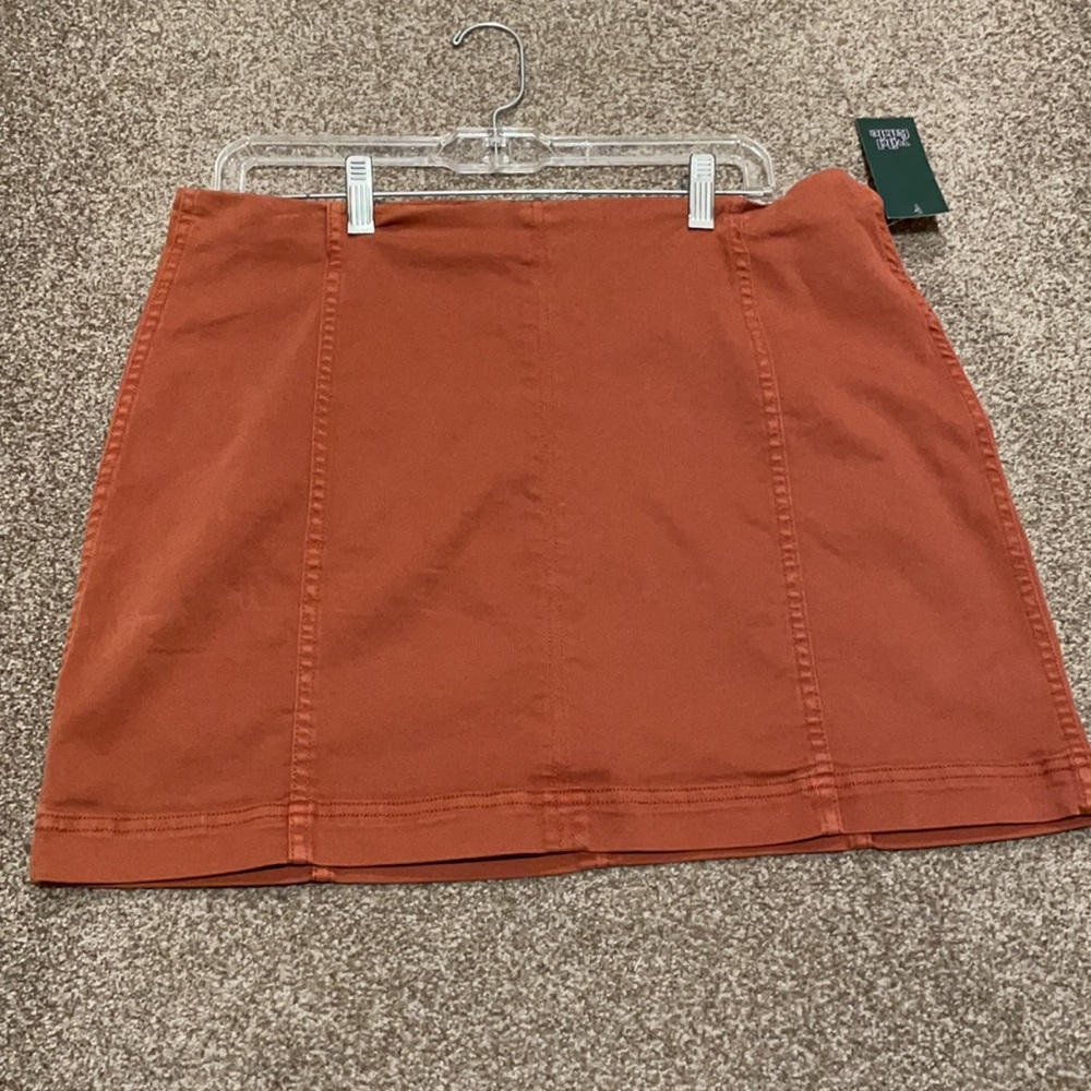 Wild Fable Bronze Mini Skirt